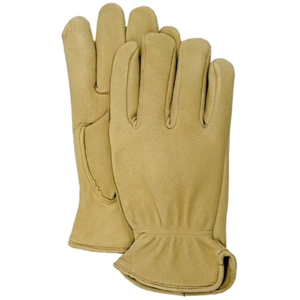 Lucas Jackson Large Unlined Premium Grain Deerskin Driver Gloves LU333439